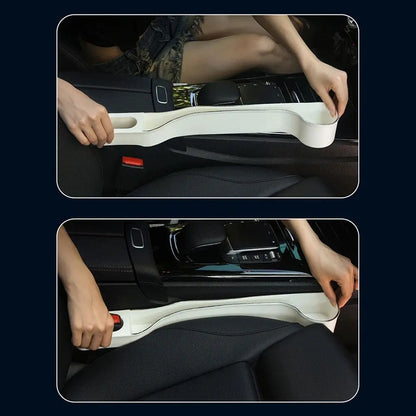 2Pcs Car Seat Gap Filler Organizer- Upgrade Car Side Seat Gap Filler with Cup Holder and Phone Holder- Car Seat Gap Organizer Car Accessories